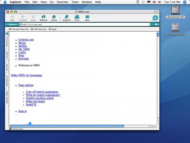 Internet Explorer For Mac 5.2.3